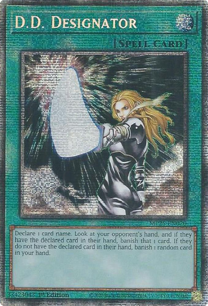[STARLIGHT RARE] D.D. Designator - (MP25-EN020) - 1st Edition