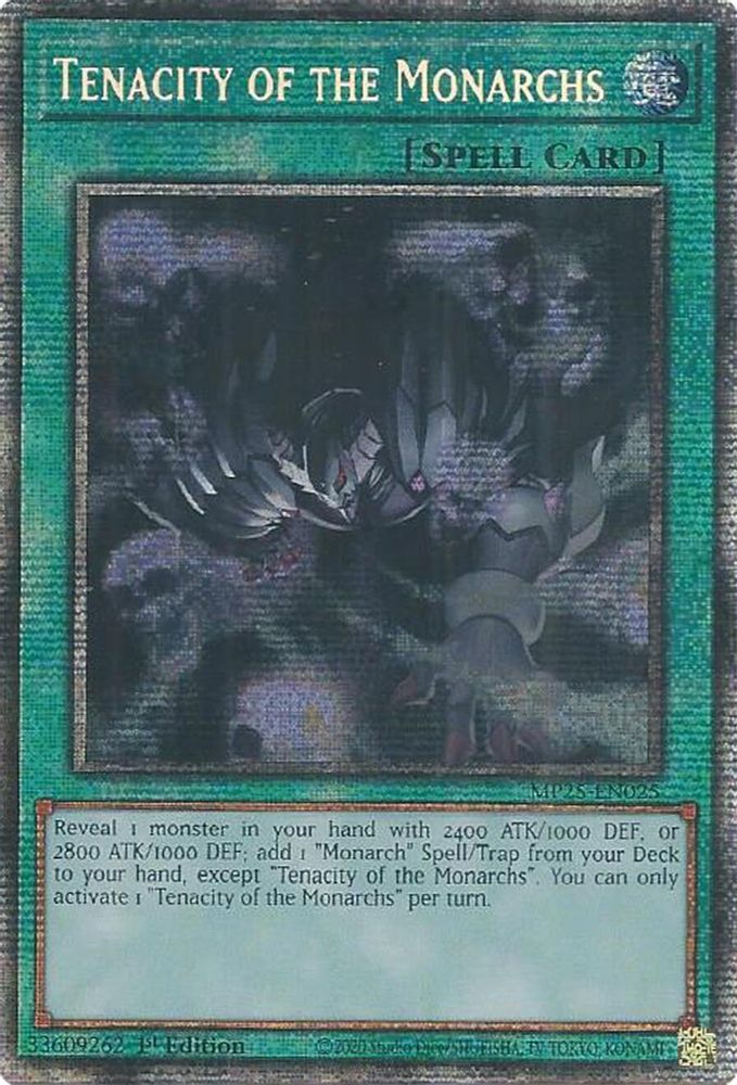 [STARLIGHT RARE] Tenacity of the Monarchs - (MP25-EN025) - 1st Edition