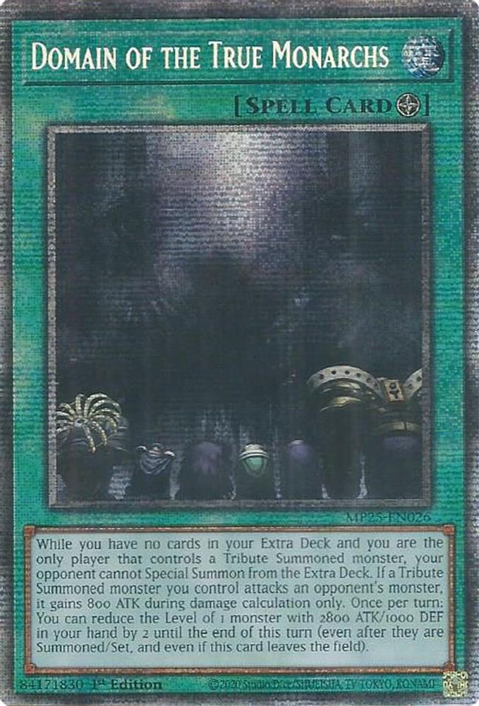 [STARLIGHT RARE] Domain of the True Monarchs - (MP25-EN026) - 1st Edition
