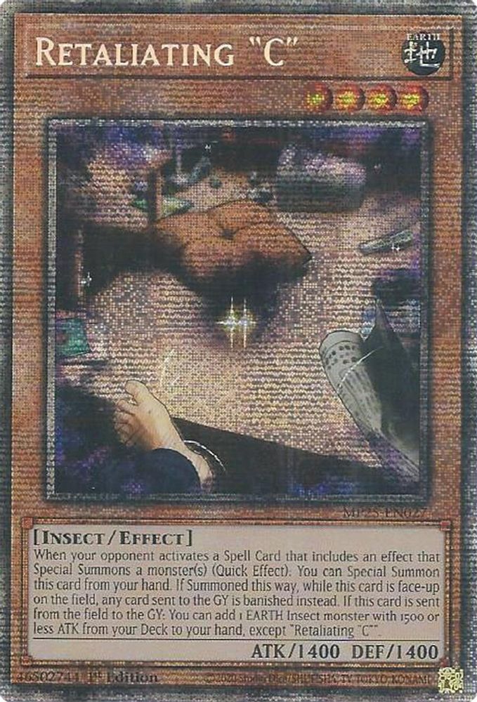 [STARLIGHT RARE] Retaliating "C" - (MP25-EN027) - 1st Edition