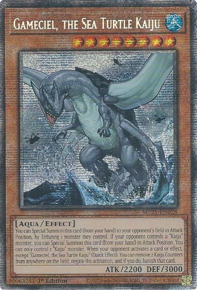 [STARLIGHT RARE] Gameciel, the Sea Turtle Kaiju - (MP25-EN028) - 1st Edition