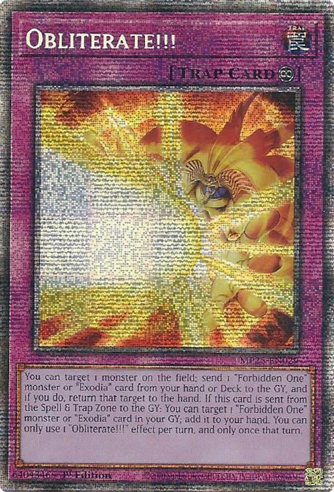 [STARLIGHT RARE] Obliterate!!! - (MP25-EN029) - 1st Edition