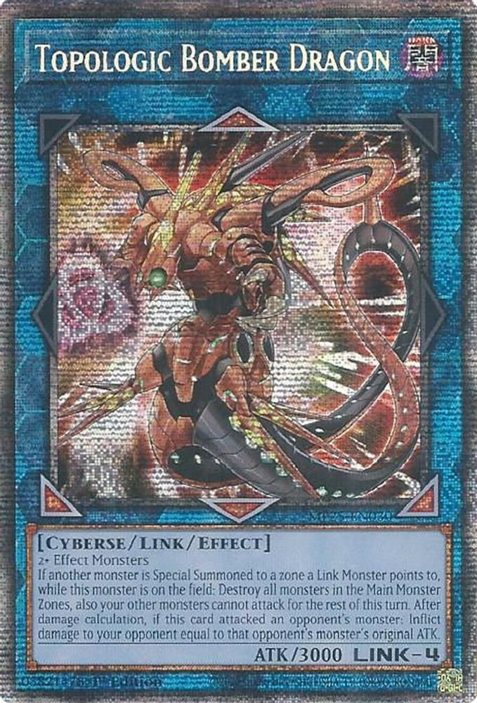 [STARLIGHT RARE] Topologic Bomber Dragon - (MP25-EN030) - 1st Edition