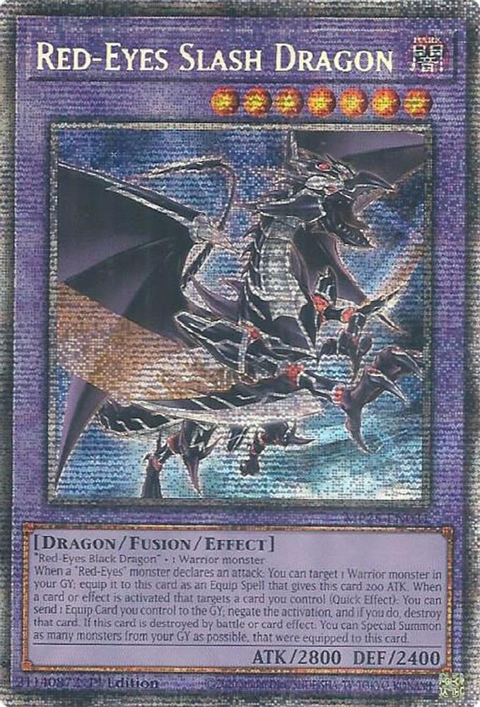 [STARLIGHT RARE] Red-Eyes Slash Dragon - (MP25-EN031) - 1st Edition