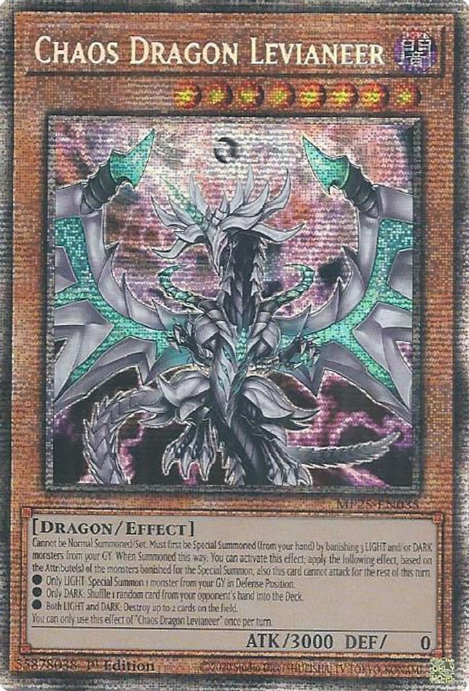[STARLIGHT RARE] Chaos Dragon Levianeer - (MP25-EN035) - 1st Edition