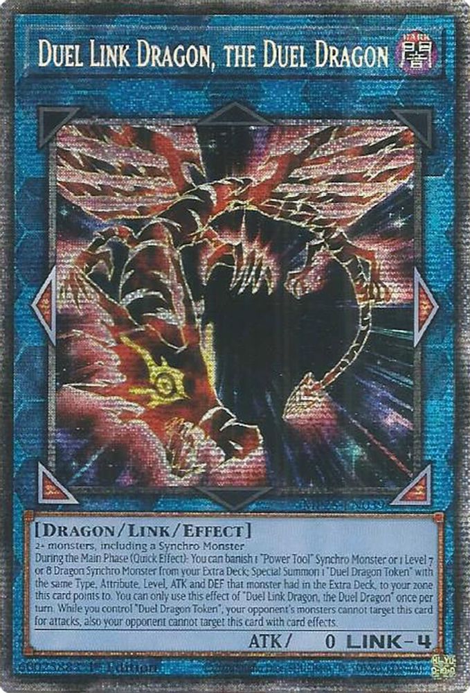 [STARLIGHT RARE] Duel Link Dragon, the Duel Dragon - (MP25-EN039) - 1st Edition