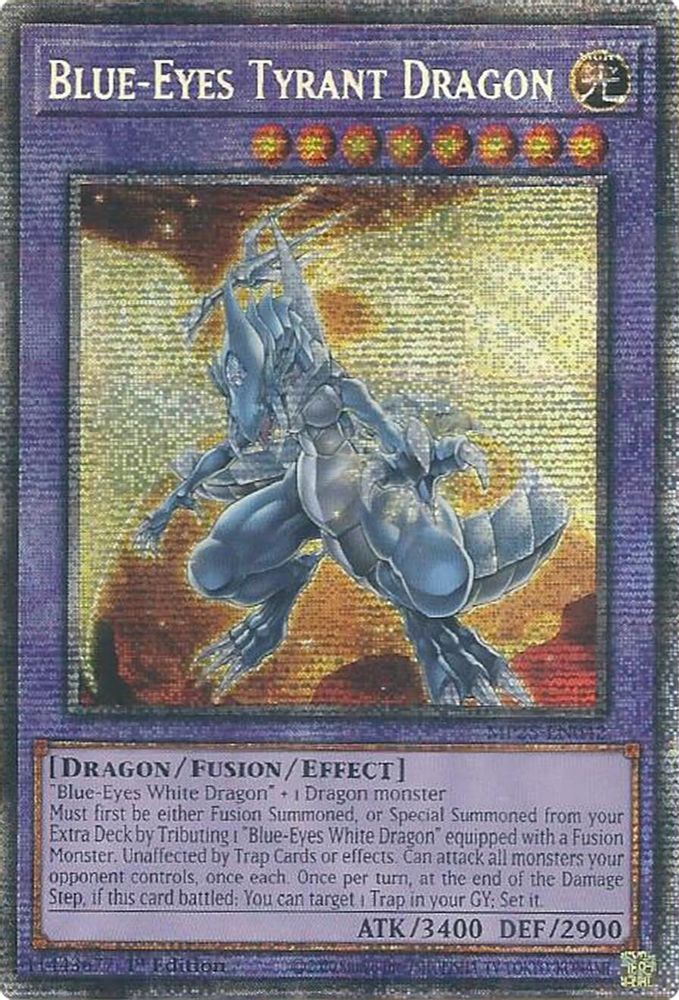 [STARLIGHT RARE] Blue-Eyes Tyrant Dragon - (MP25-EN042) - 1st Edition