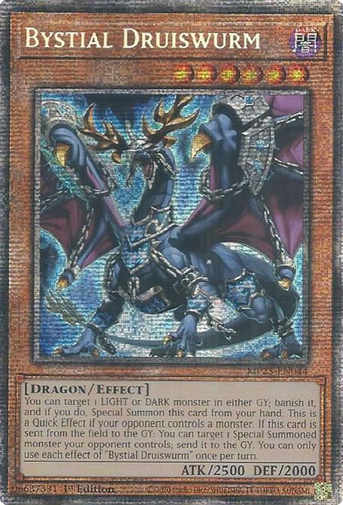 [STARLIGHT RARE] Bystial Druiswurm - (MP25-EN044) - 1st Edition