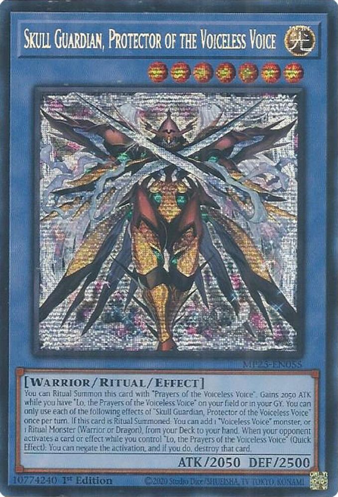 Skull Guardian, Protector of the Voiceless Voice - (MP25-EN055) - Secret Rare 1st Edition