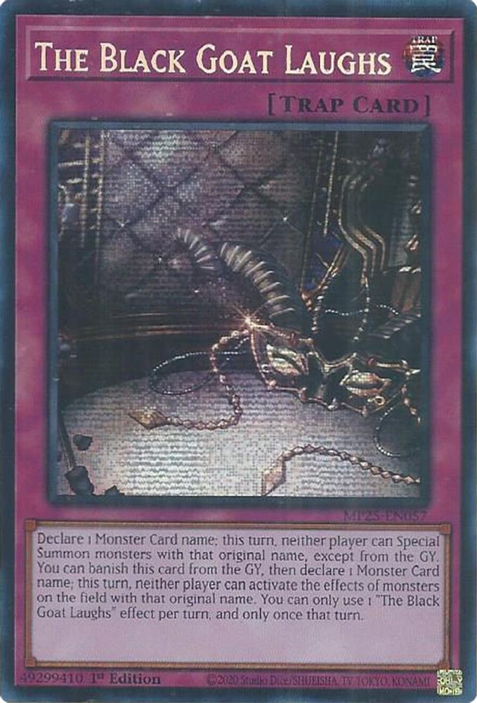 The Black Goat Laughs - (MP25-EN057) - Secret Rare 1st Edition