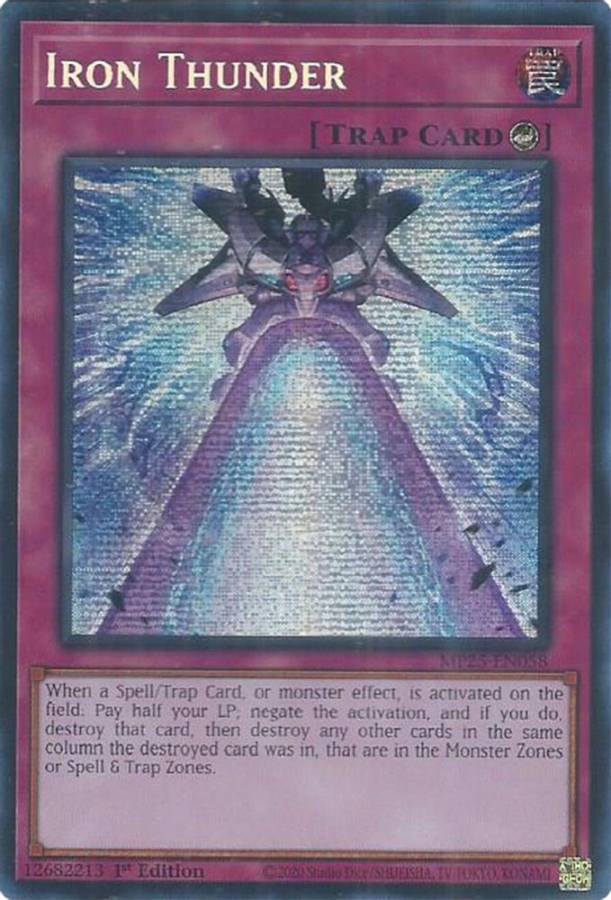 Iron Thunder - (MP25-EN058) - Secret Rare 1st Edition