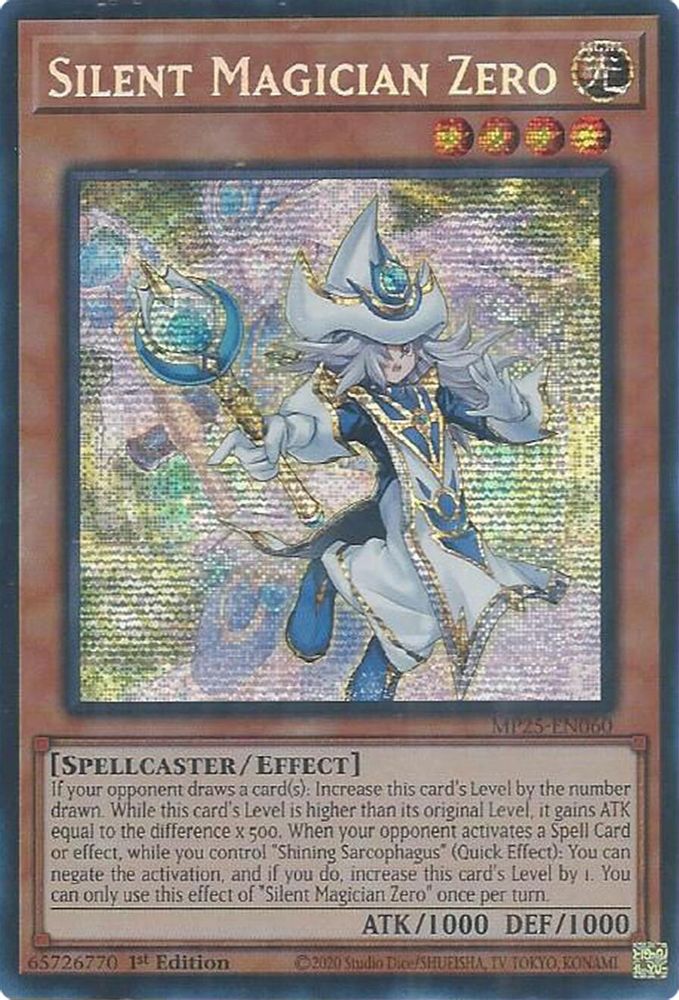 Silent Magician Zero - (MP25-EN060) - Secret Rare 1st Edition