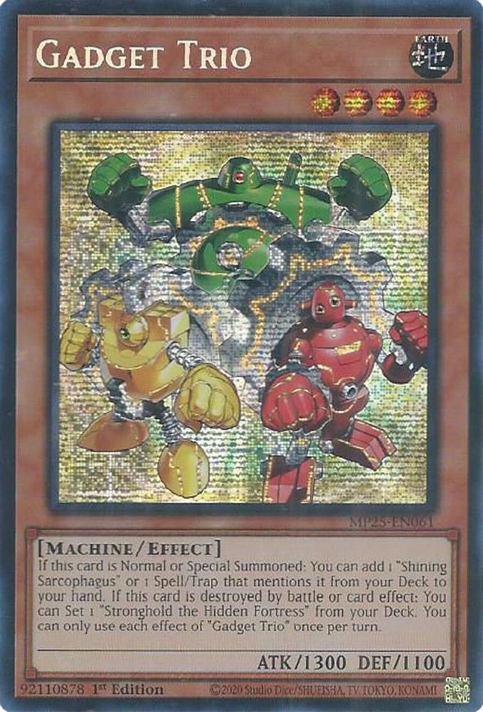 Gadget Trio - (MP25-EN061) - Secret Rare 1st Edition