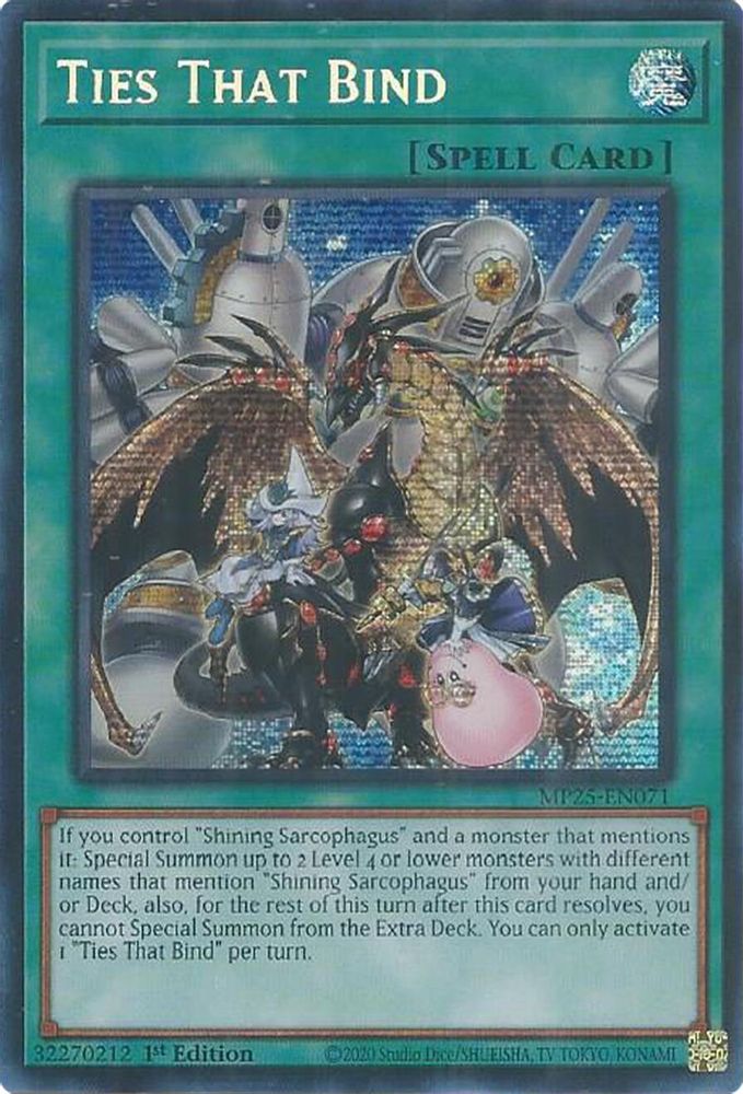 Ties That Bind - (MP25-EN071) - Secret Rare 1st Edition