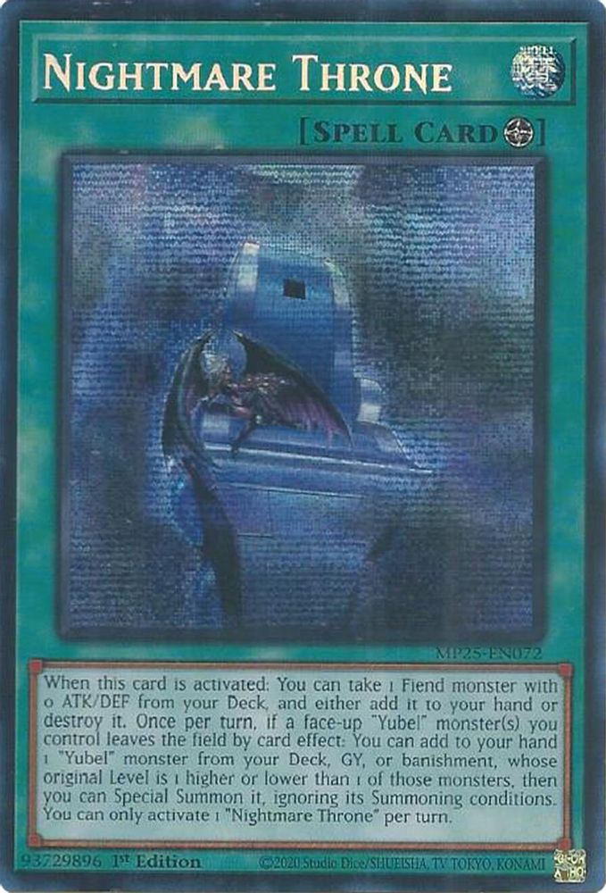 Nightmare Throne - (MP25-EN072) - Secret Rare 1st Edition