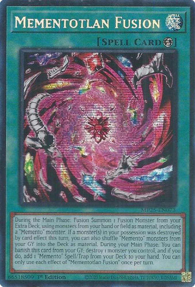 Mementotlan Fusion - (MP25-EN073) - Secret Rare 1st Edition