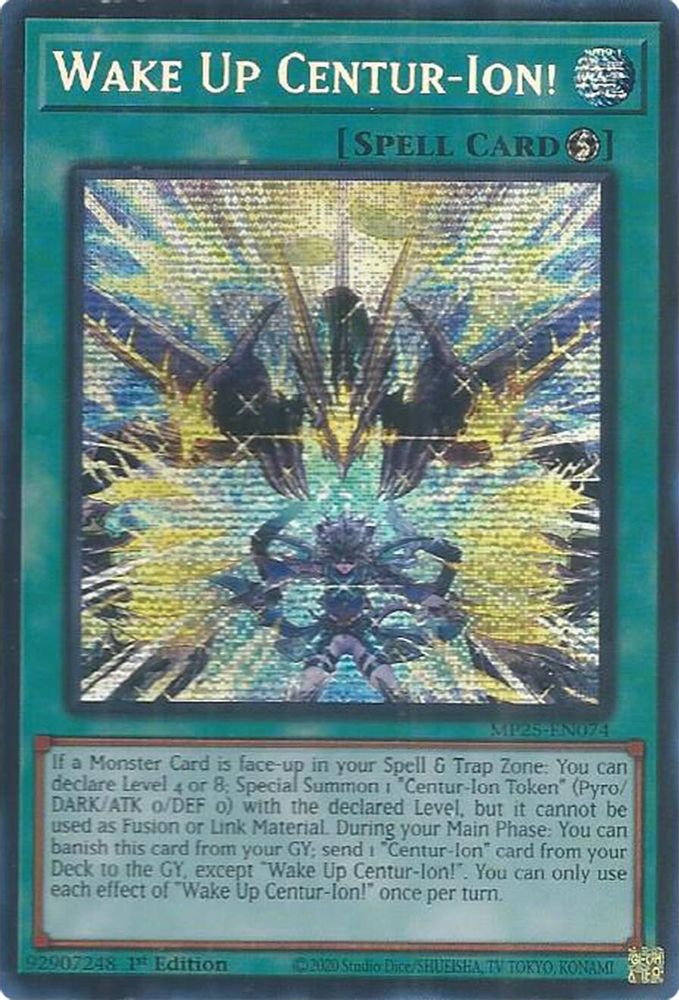 Wake Up Centur-Ion! - (MP25-EN074) - Secret Rare 1st Edition