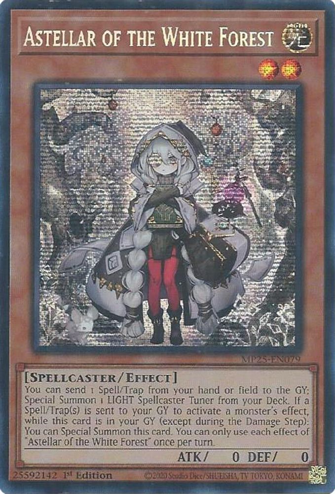 Astellar of the White Forest - (MP25-EN079) - Secret Rare 1st Edition