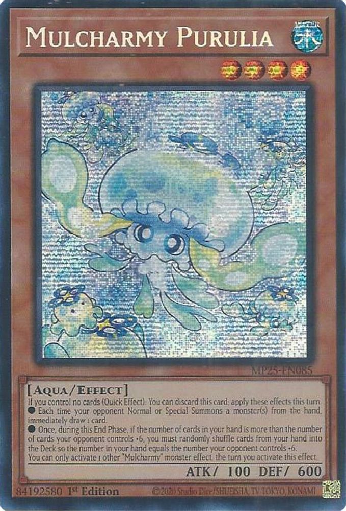 Mulcharmy Purulia - (MP25-EN085) - Secret Rare 1st Edition