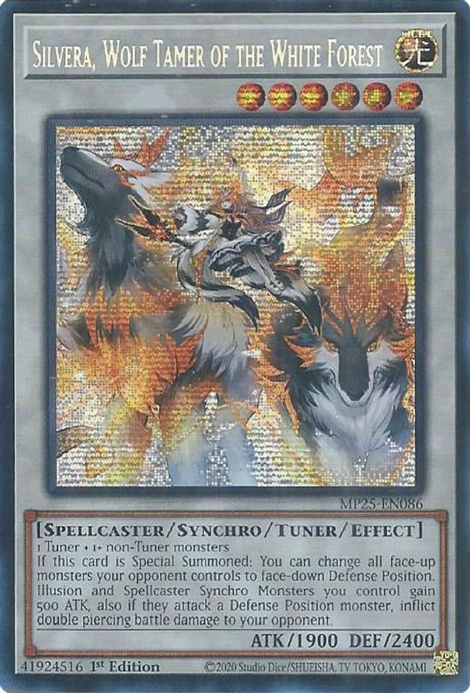 Silvera, Wolf Tamer of the White Forest - (MP25-EN086) - Secret Rare 1st Edition