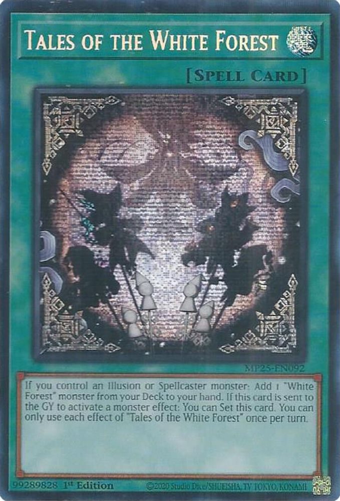 Tales of the White Forest - (MP25-EN092) - Secret Rare 1st Edition