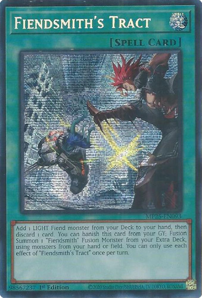 Fiendsmith's Tract - (MP25-EN093) - Secret Rare 1st Edition