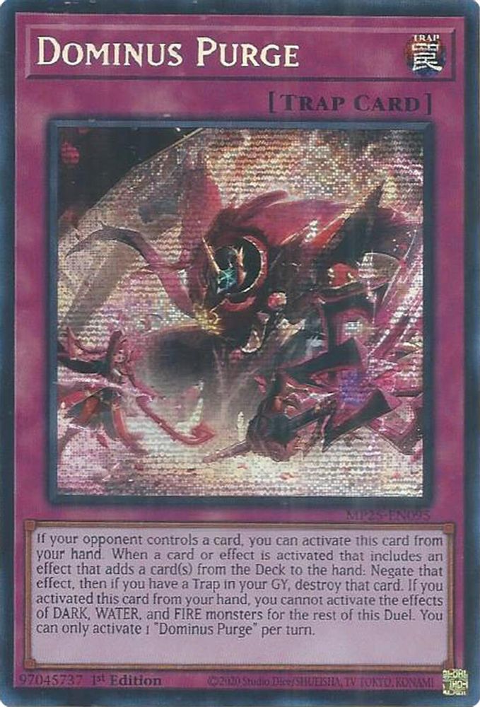Dominus Purge - (MP25-EN095) - Secret Rare 1st Edition