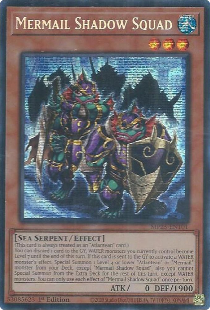 Mermail Shadow Squad - (MP25-EN101) - Secret Rare 1st Edition