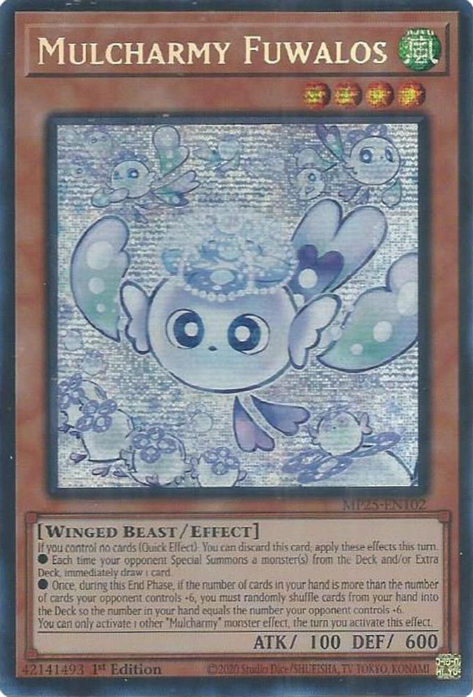 Mulcharmy Fuwalos - (MP25-EN102) - Secret Rare 1st Edition