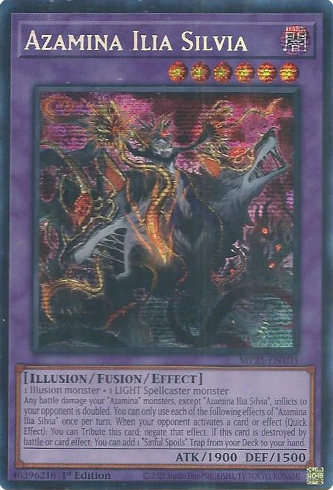 Azamina Ilia Silvia - (MP25-EN103) - Secret Rare 1st Edition
