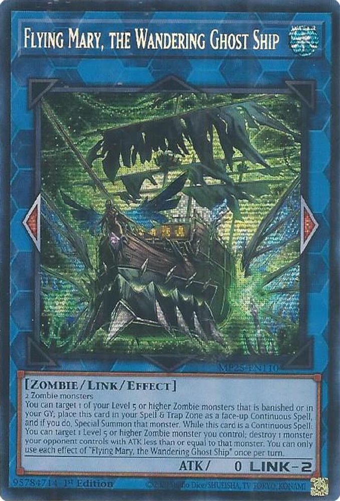 Flying Mary, the Wandering Ghost Ship - (MP25-EN110) - Secret Rare 1st Edition