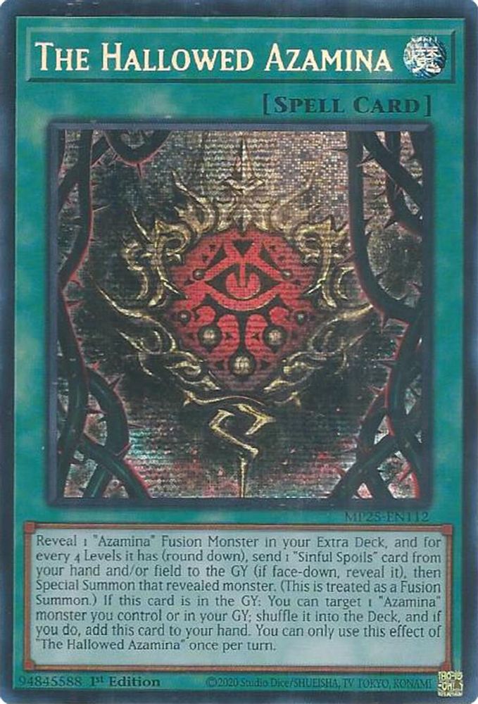 The Hallowed Azamina - (MP25-EN112) - Secret Rare 1st Edition