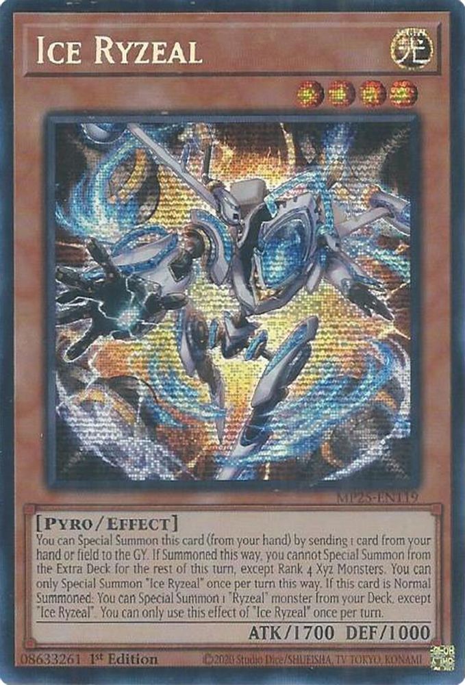 Ice Ryzeal - (MP25-EN119) - Secret Rare 1st Edition
