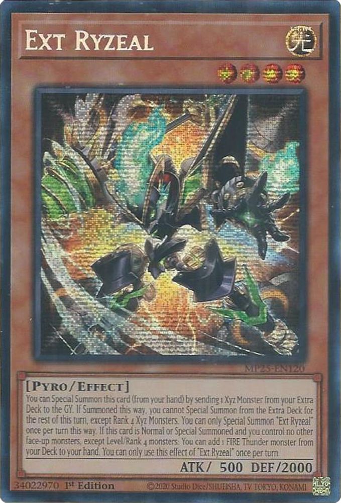 Ext Ryzeal - (MP25-EN120) - Secret Rare 1st Edition