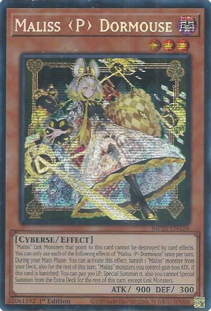 Maliss P Dormouse - (MP25-EN124) - Secret Rare 1st Edition