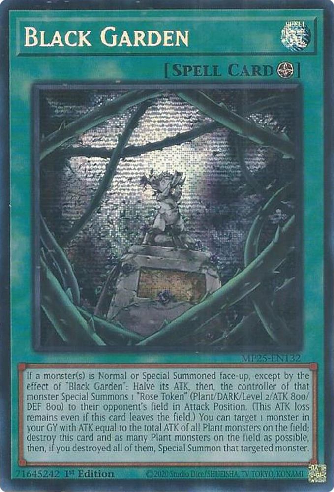 Black Garden - (MP25-EN132) - Secret Rare 1st Edition
