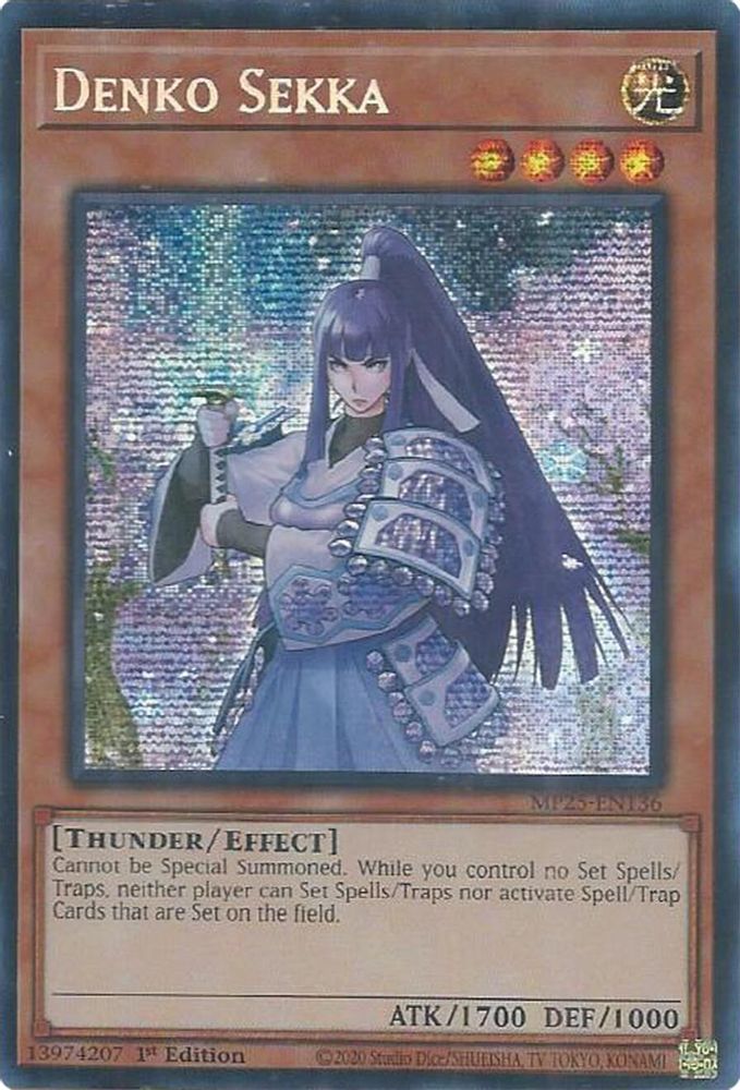 Denko Sekka - (MP25-EN136) - Secret Rare 1st Edition