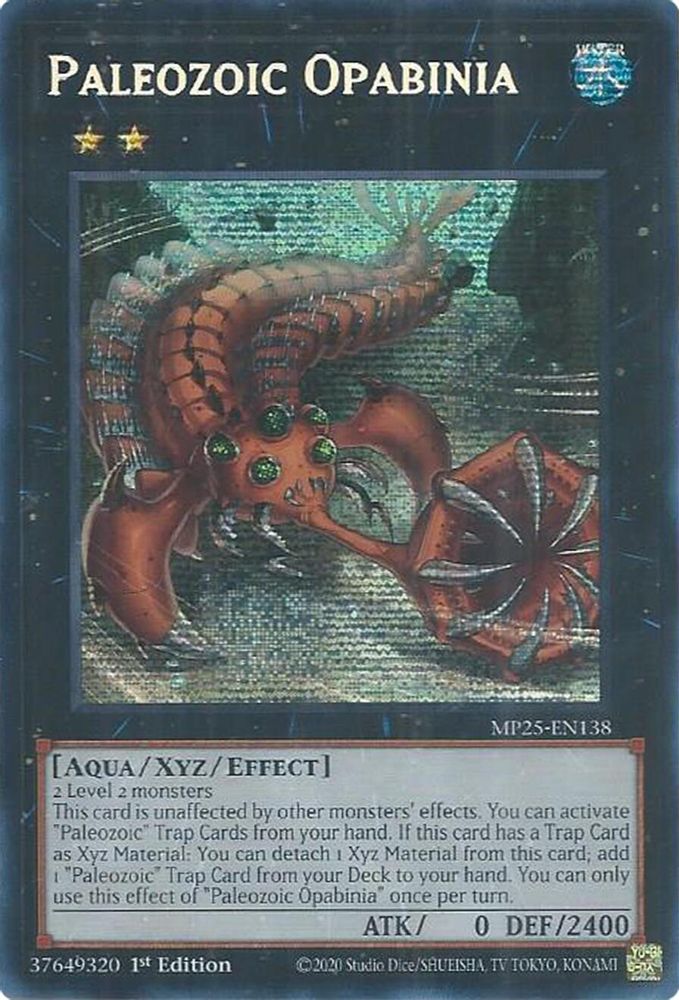Paleozoic Opabinia - (MP25-EN138) - Secret Rare 1st Edition