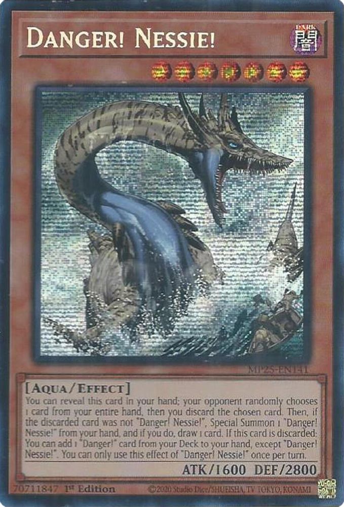 Danger! Nessie! - (MP25-EN141) - Secret Rare 1st Edition