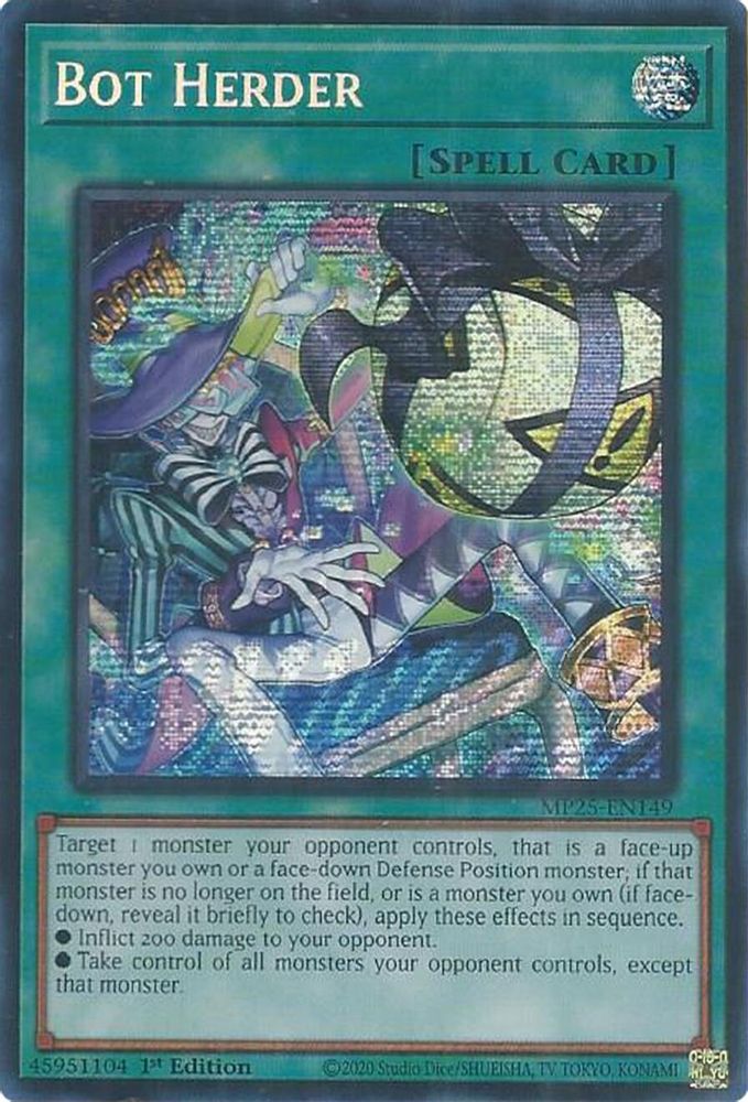 Bot Herder - (MP25-EN149) - Secret Rare 1st Edition