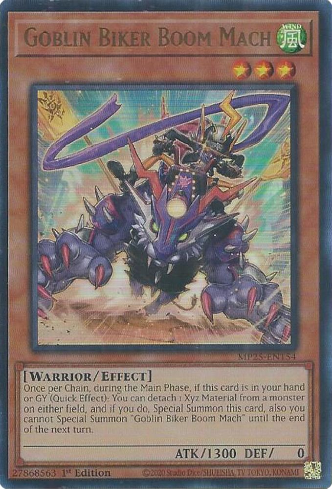 Goblin Biker Boom Mach - (MP25-EN154) - Ultra Rare 1st Edition