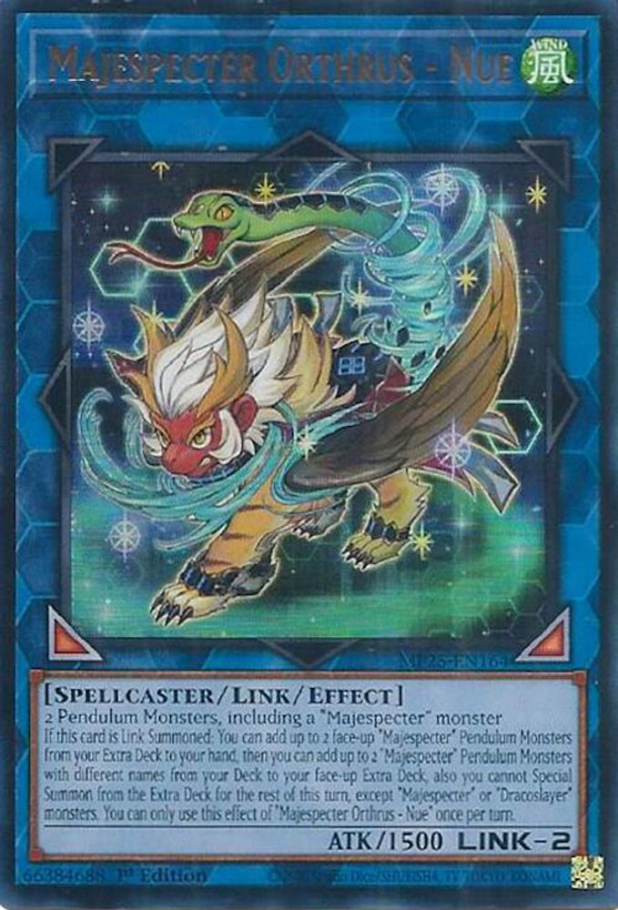 Majespecter Orthrus - Nue - (MP25-EN164) - Ultra Rare 1st Edition