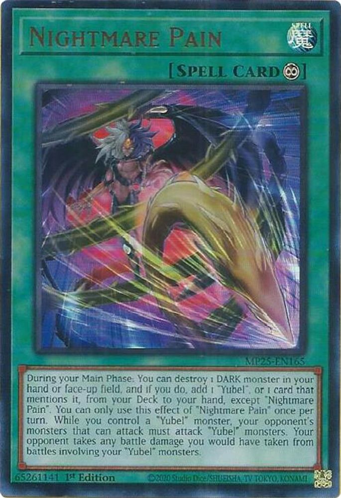 Nightmare Pain - (MP25-EN165) - Ultra Rare 1st Edition