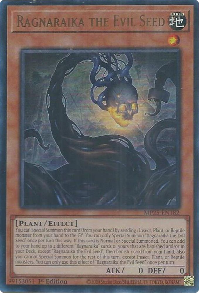 Ragnaraika the Evil Seed - (MP25-EN182) - Ultra Rare 1st Edition