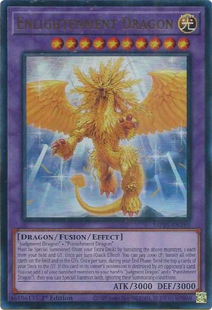 Enlightenment Dragon - (MP25-EN189) - Ultra Rare 1st Edition