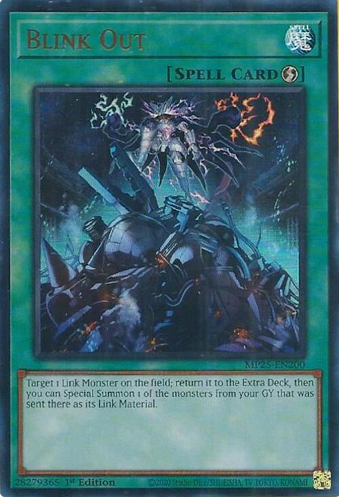 Blink Out - (MP25-EN200) - Ultra Rare 1st Edition