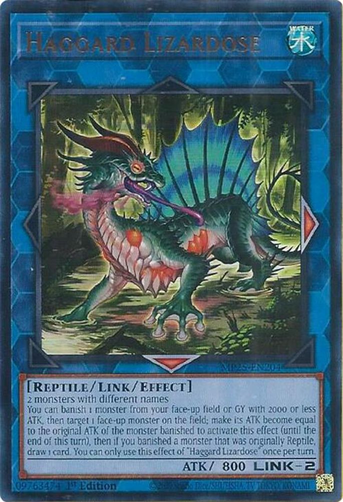 Haggard Lizardose - (MP25-EN204) - Ultra Rare 1st Edition
