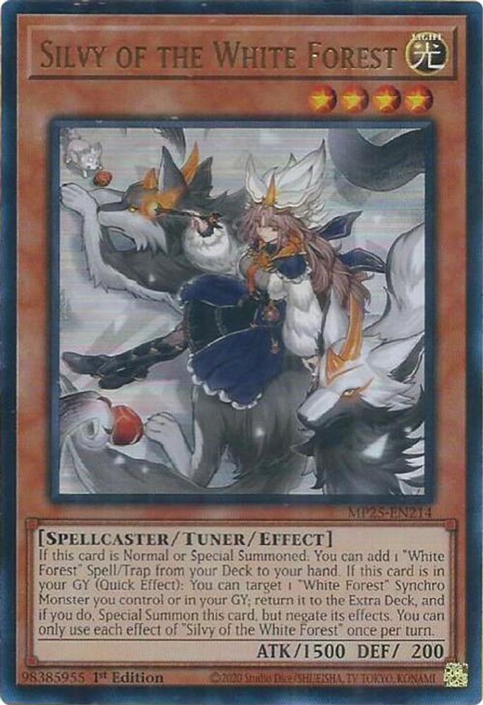 Silvy of the White Forest - (MP25-EN214) - Ultra Rare 1st Edition