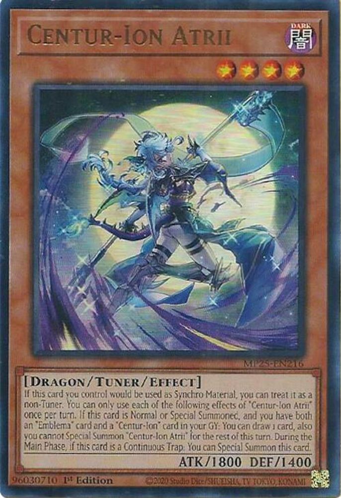 Centur-Ion Atrii - (MP25-EN216) - Ultra Rare 1st Edition