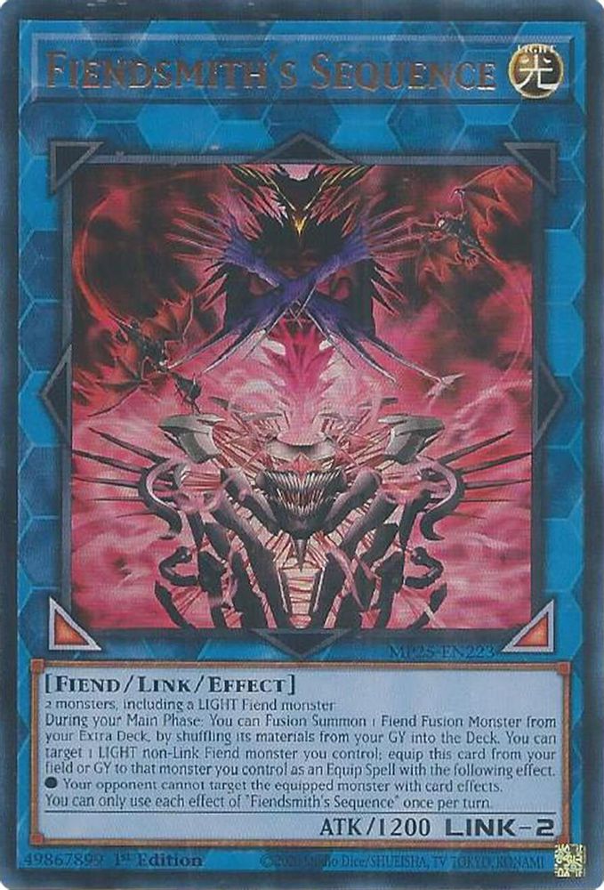 Fiendsmith's Sequence - (MP25-EN223) - Ultra Rare 1st Edition